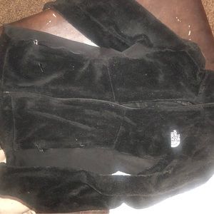 North face fuzzy jacket